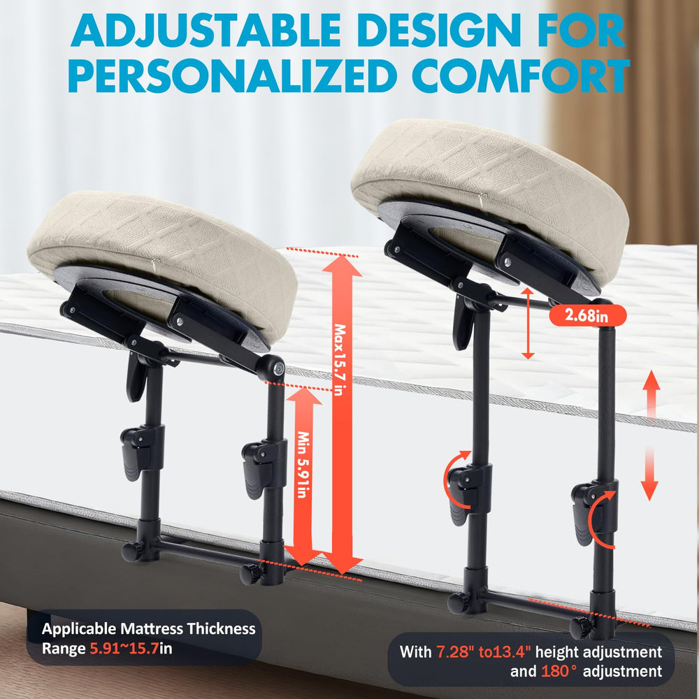 KONOVOLY lightweight alloy frame adds portability under any mattress