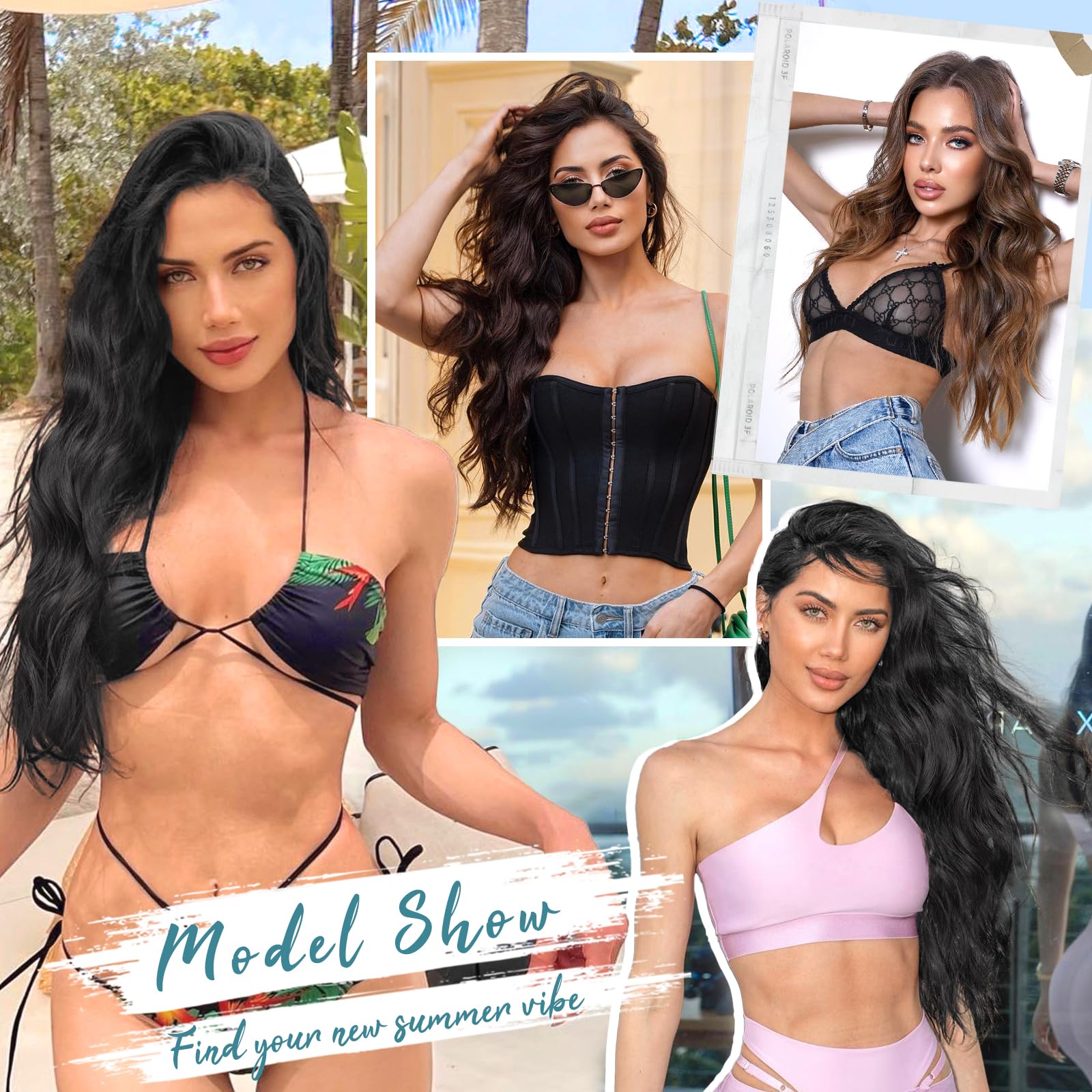 KooKaStyle hair extensions come in a pack for ready-to-wear volume.
