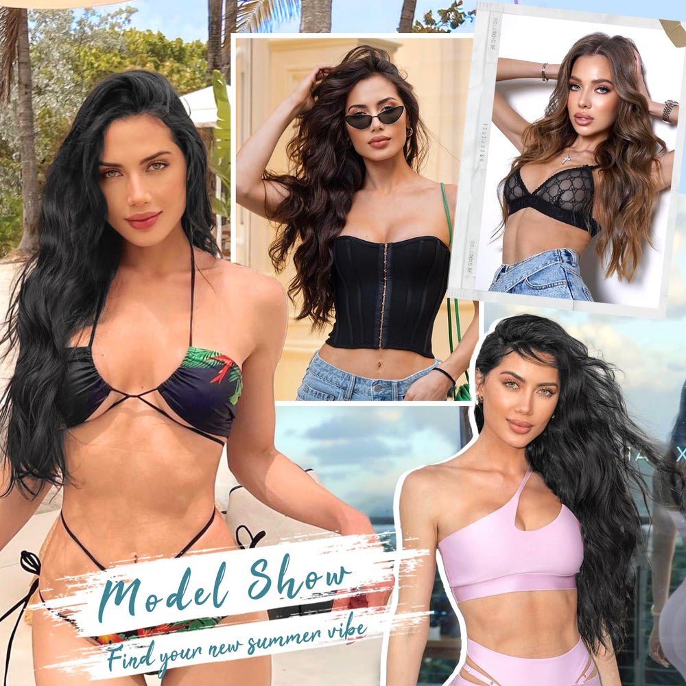 KooKaStyle hair extensions come in a pack for ready-to-wear volume.