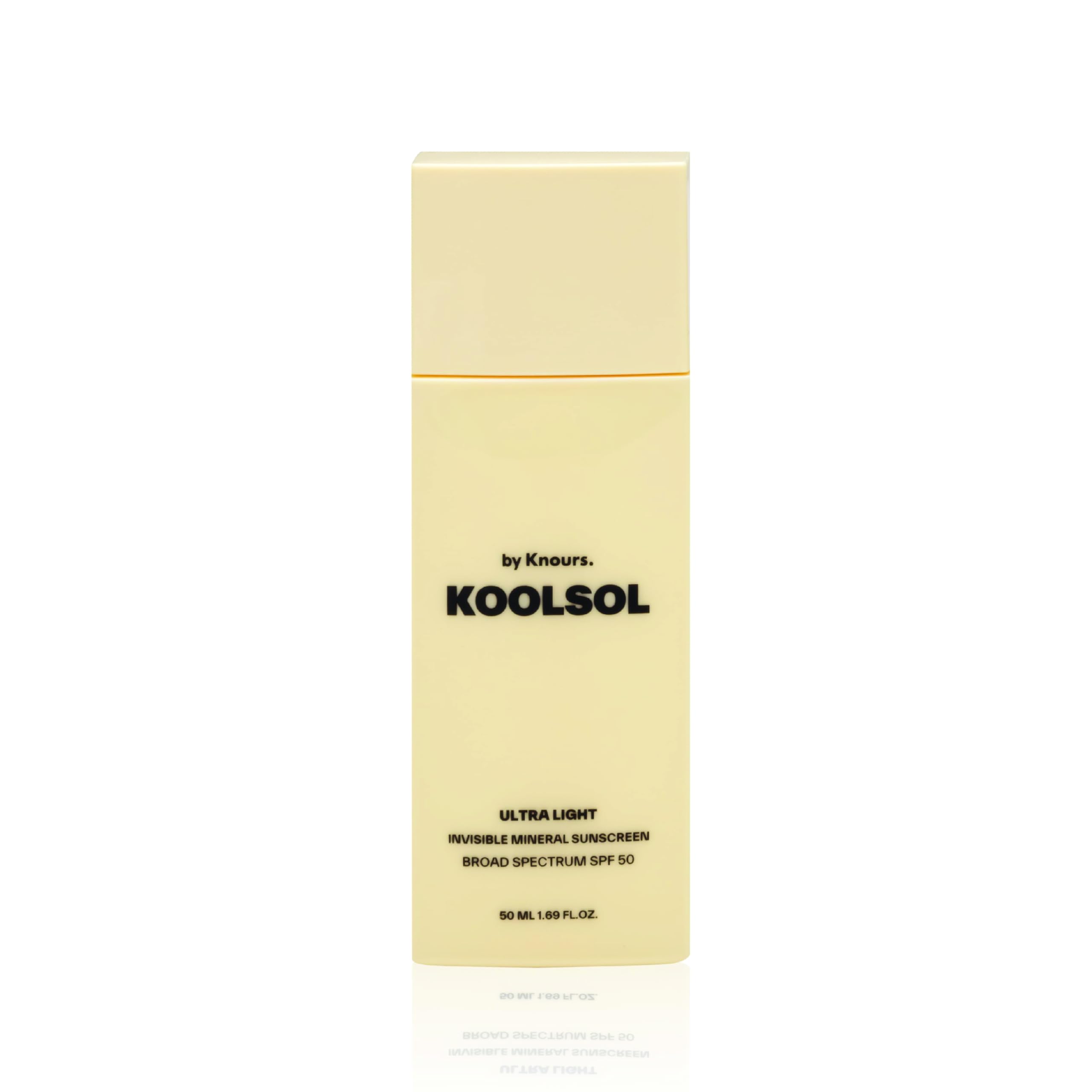 KOOLSOL by Knours bottle shows an invisible finish with zero white cast.