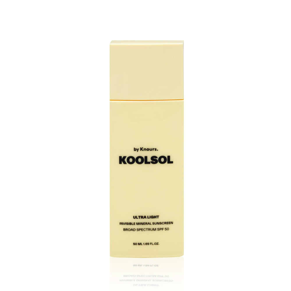 KOOLSOL by Knours bottle shows an invisible finish with zero white cast.