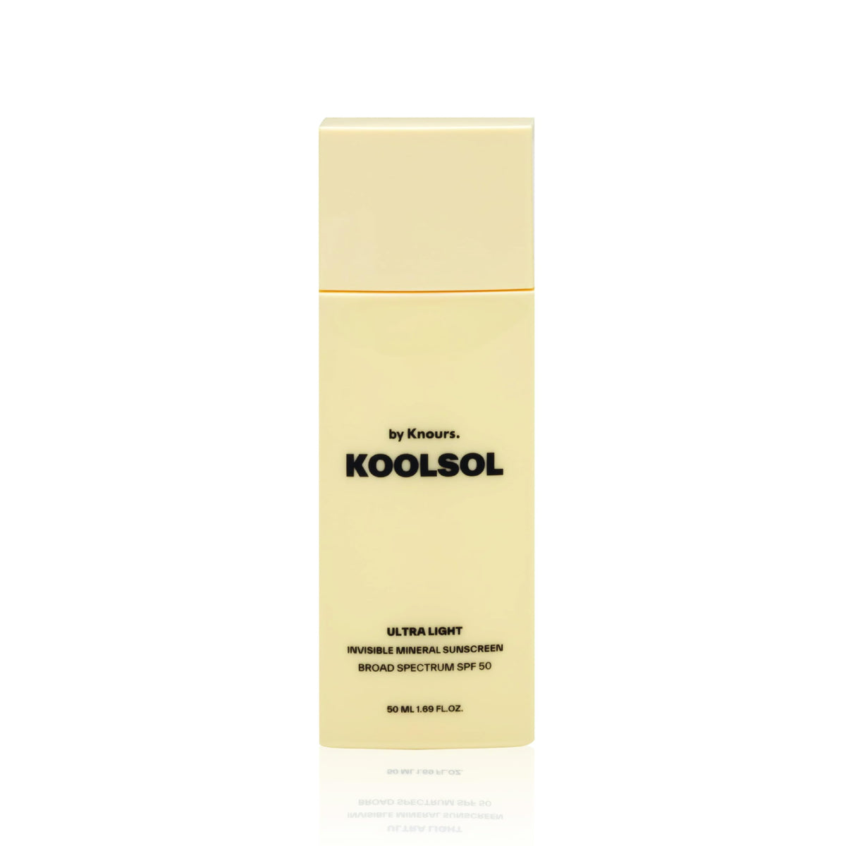 KOOLSOL by Knours bottle shows an invisible finish with zero white cast.