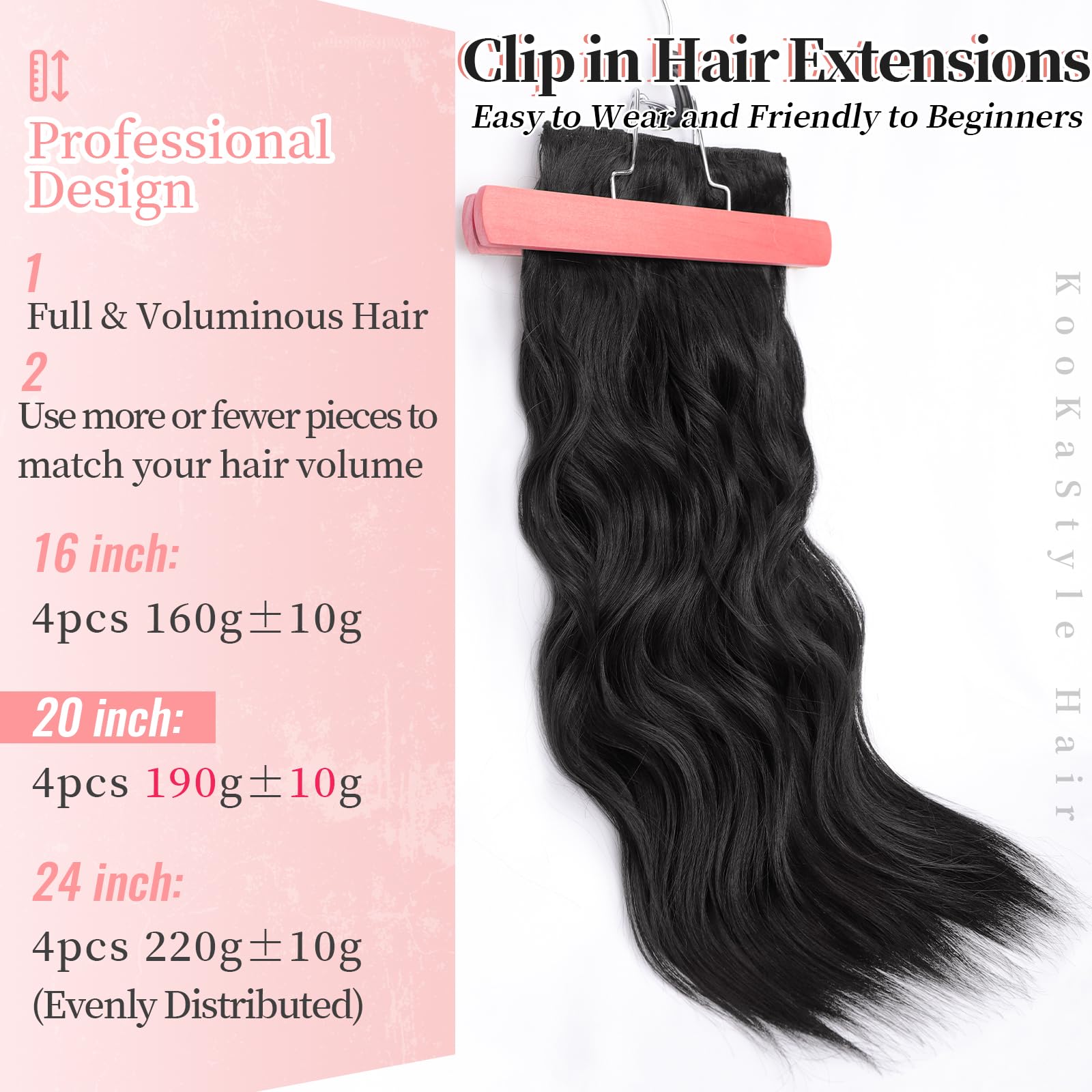 Care tips help prevent tangles and maintain softness.