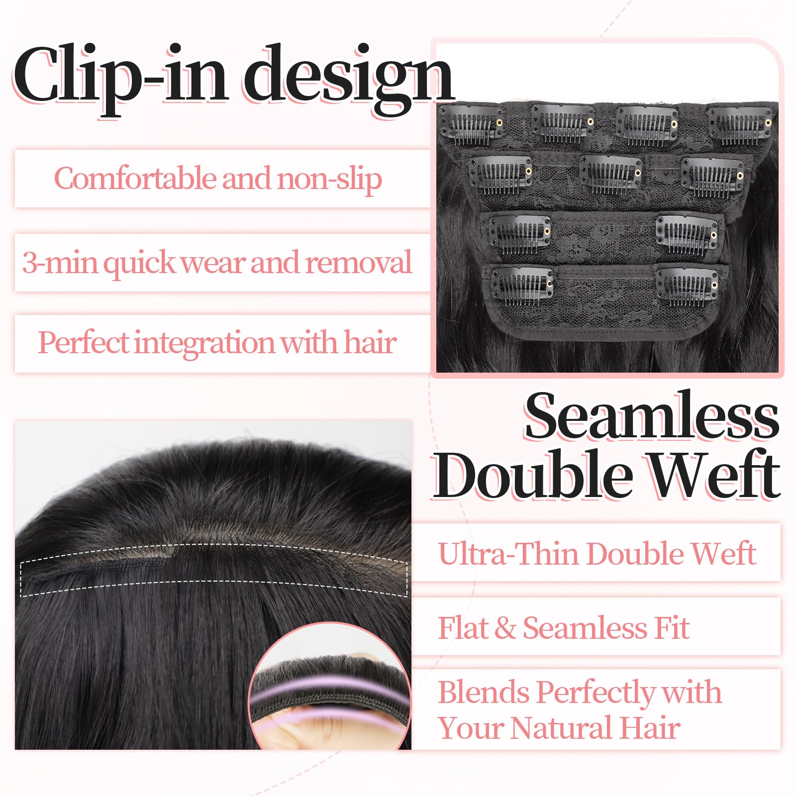 KooKaStyle synthetic fibers look natural and easy to style.