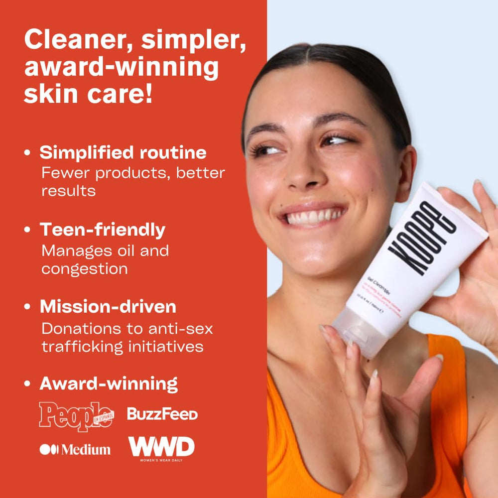 Koope Gel Face Wash aloe vera for hydration and calm.