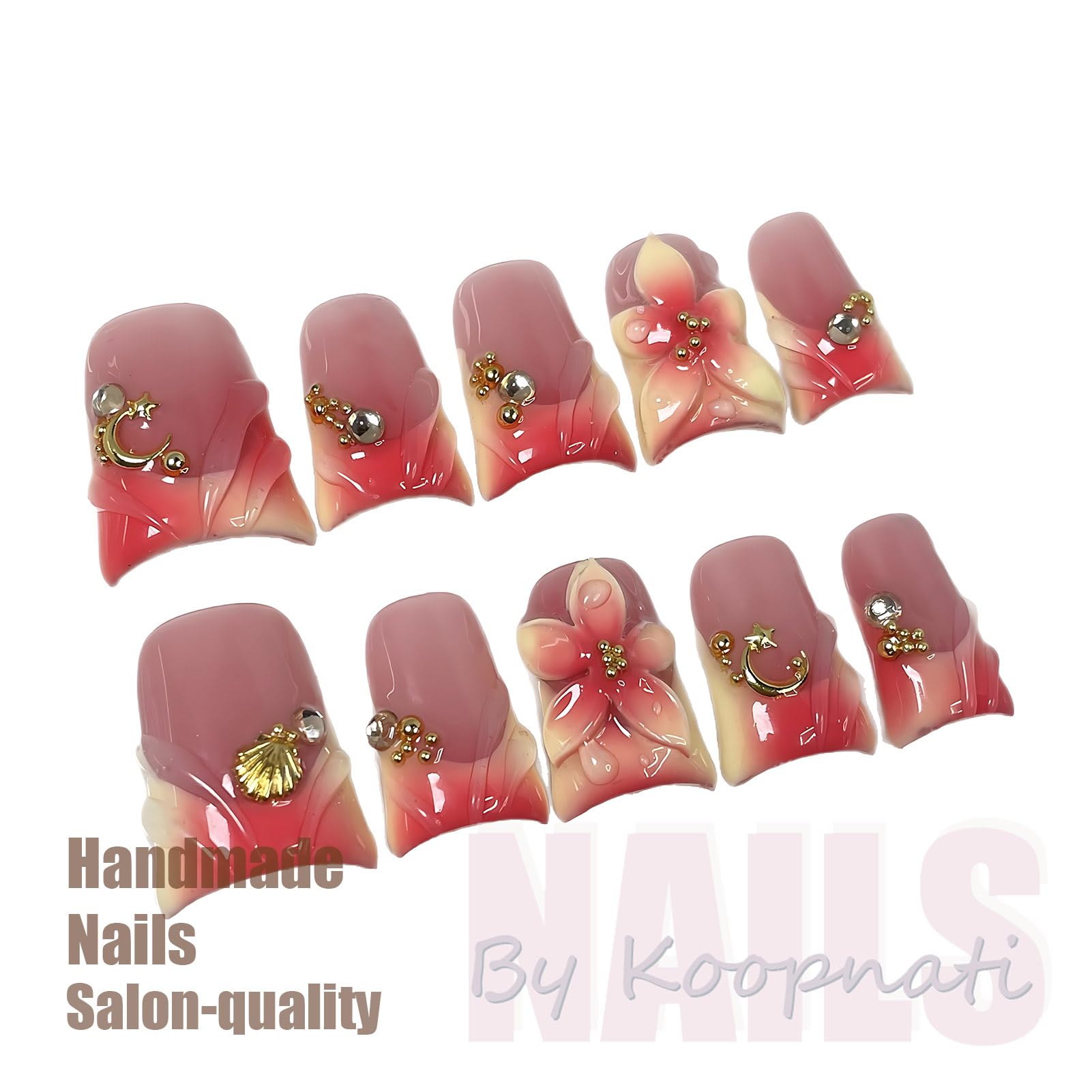 koopnati salon-quality kit enables at-home manicure with high-gloss finish.