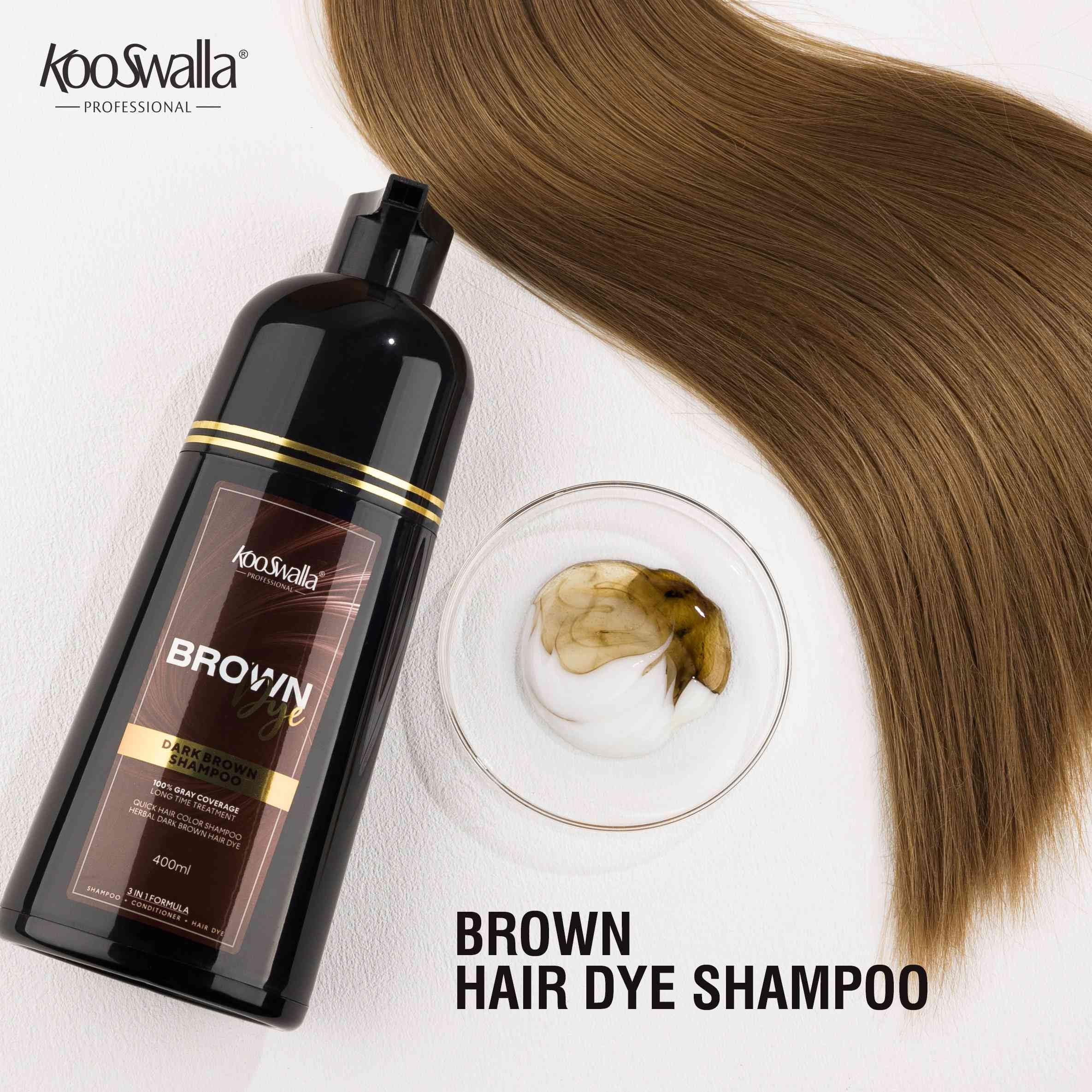 KooSwalla 3-in-1 rich lather ready for quick color results.