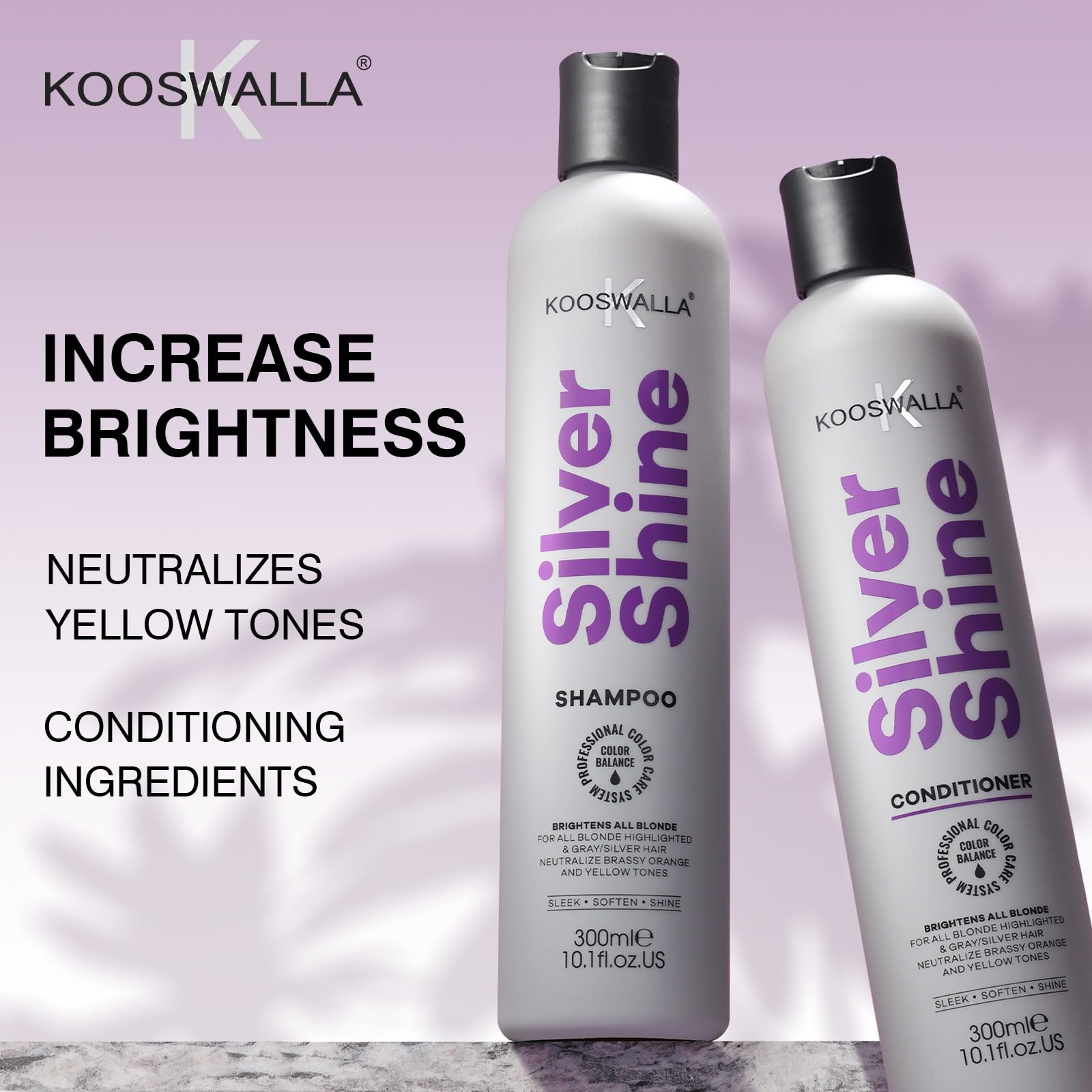 Close-up shows sulfate-free formula preserving color while cleansing and conditioning.