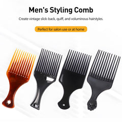 Kootinn black Afro Lift Pick wide-tooth for smooth detangling