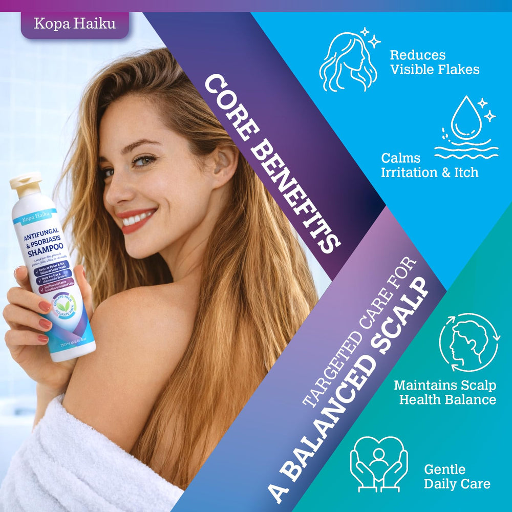 Kopa Haiku rice water extract highlights scalp nourishment and refreshment.