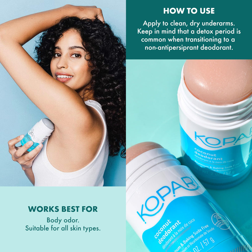 Kopari underarm application demonstrates easy glide