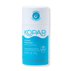 Kopari coconut deodorant original bottle front showing aluminum-free formula for all-day freshness.