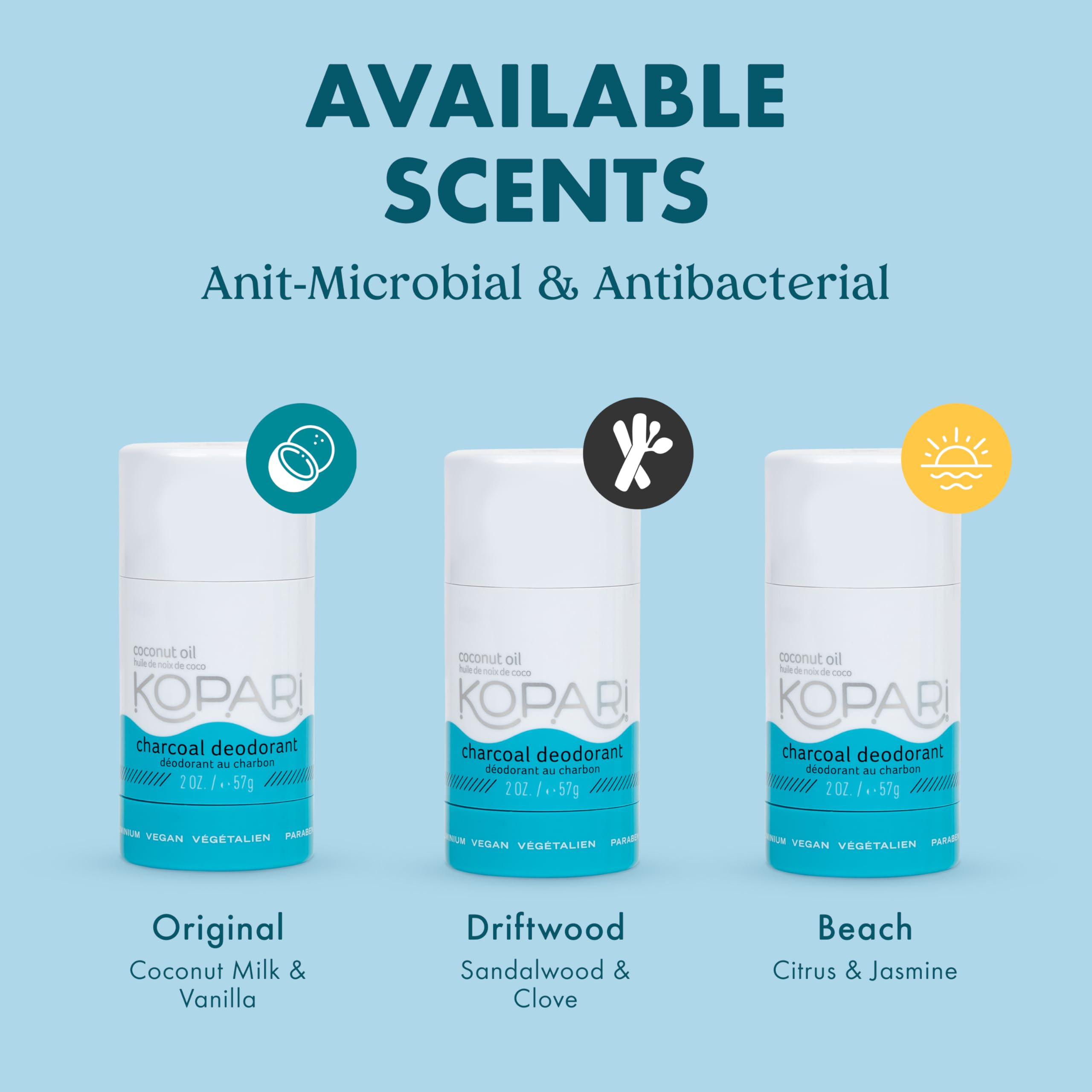 Kopari coconut deodorant underarm usage in a morning routine for lasting protection.