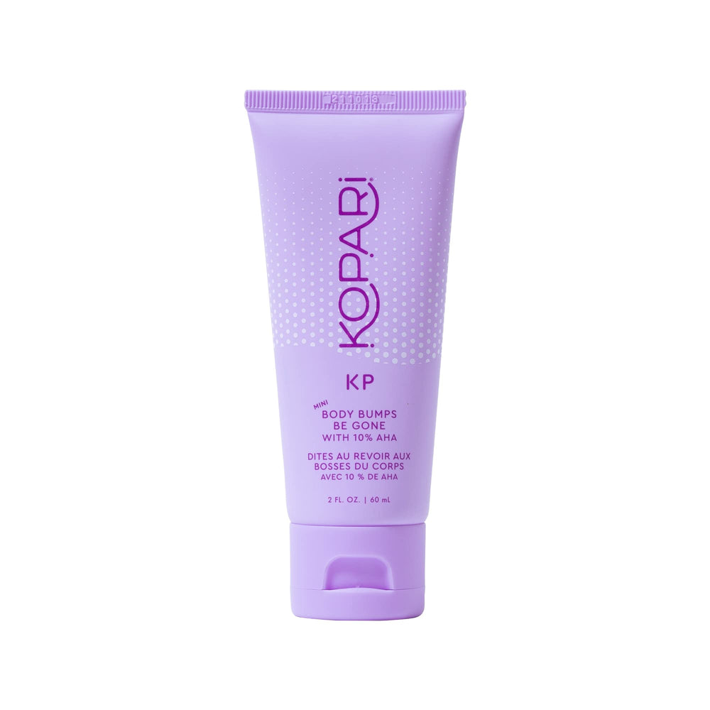 Kopari KP Body Bumps bottle pour for easy application and hydration.