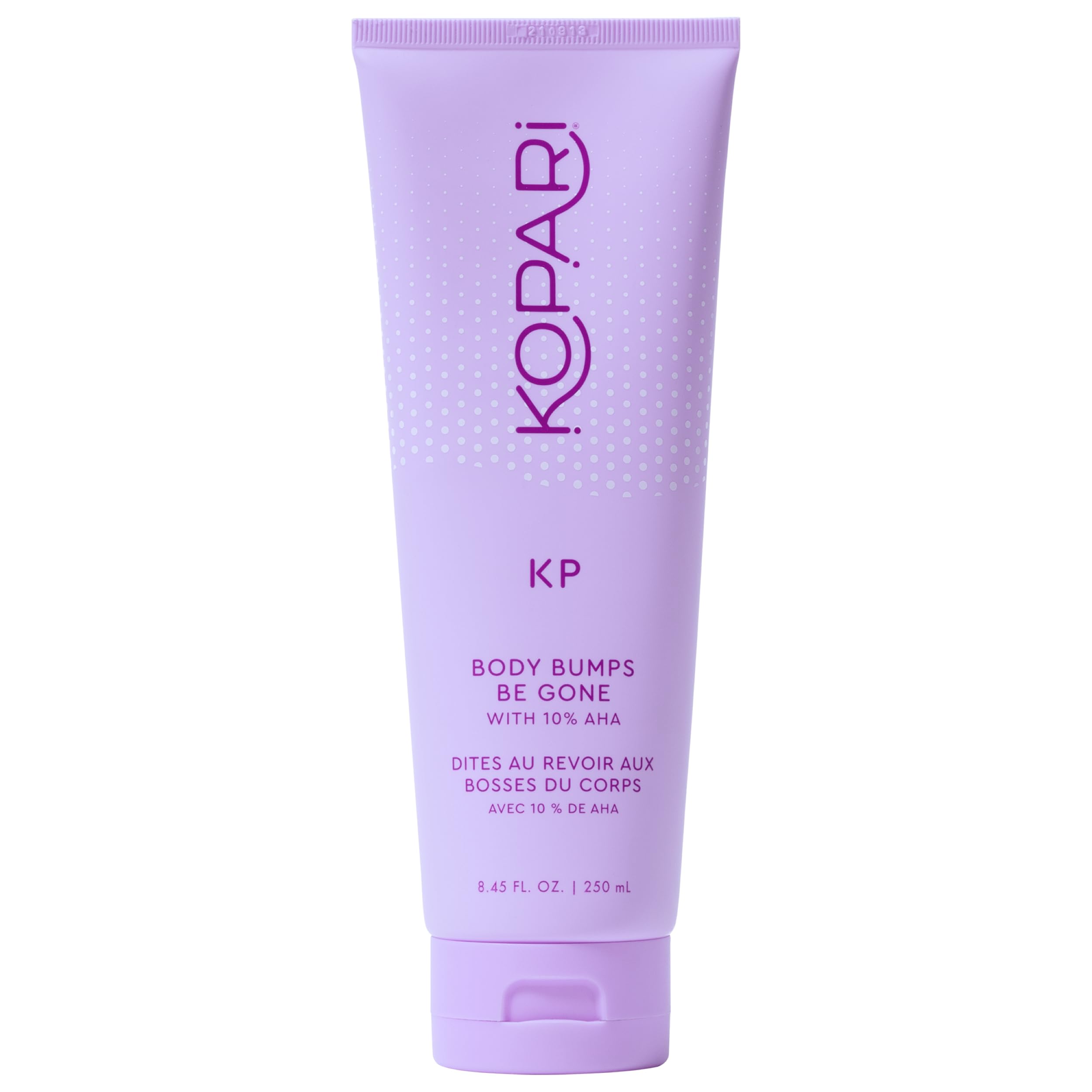 Kopari KP Body Bumps Be Gone Exfoliating Scrub tube for smoother skin and clearer pores.