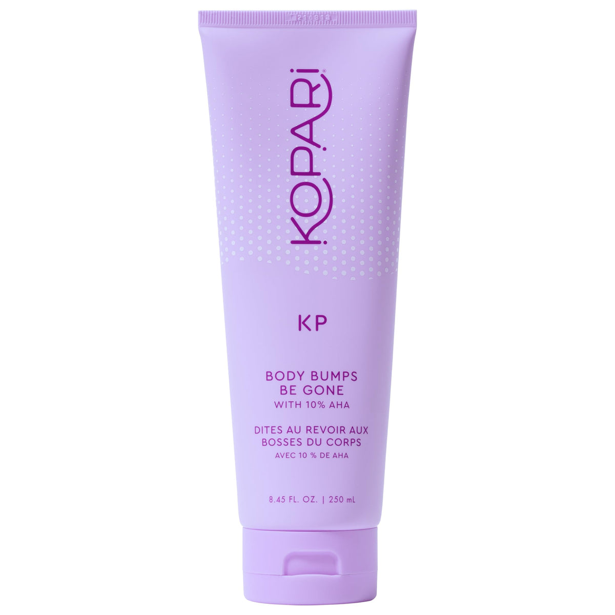Kopari KP Body Bumps Be Gone Exfoliating Scrub tube for smoother skin and clearer pores.
