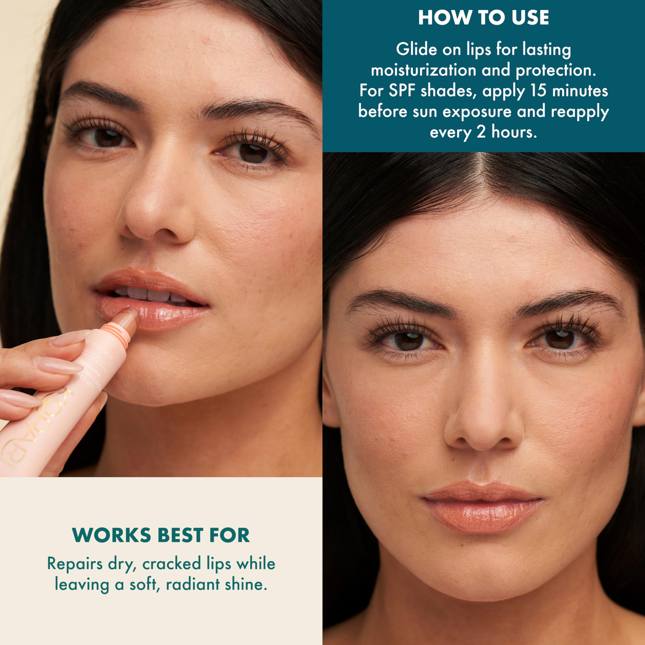 Kopari Lip Love Balm reef-friendly zinc oxide protects lips