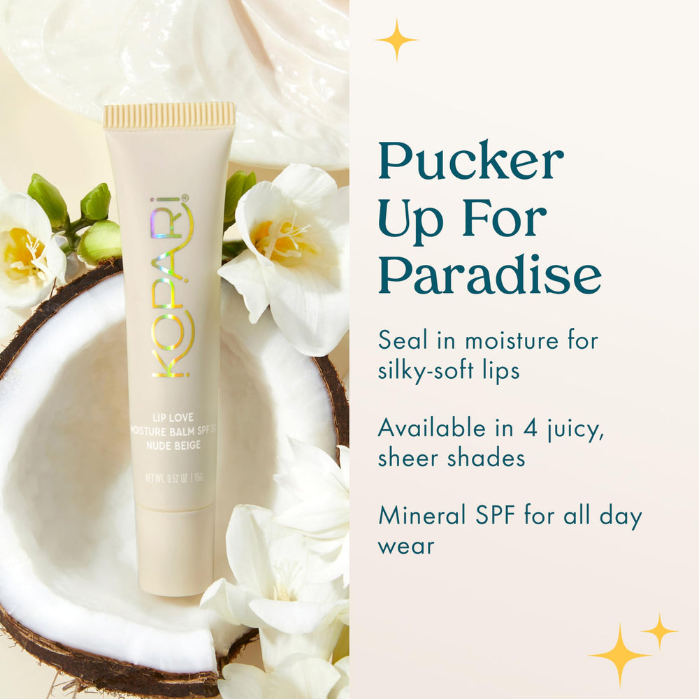 Kopari Lip Love Balm vegan cruelty-free claim on packaging