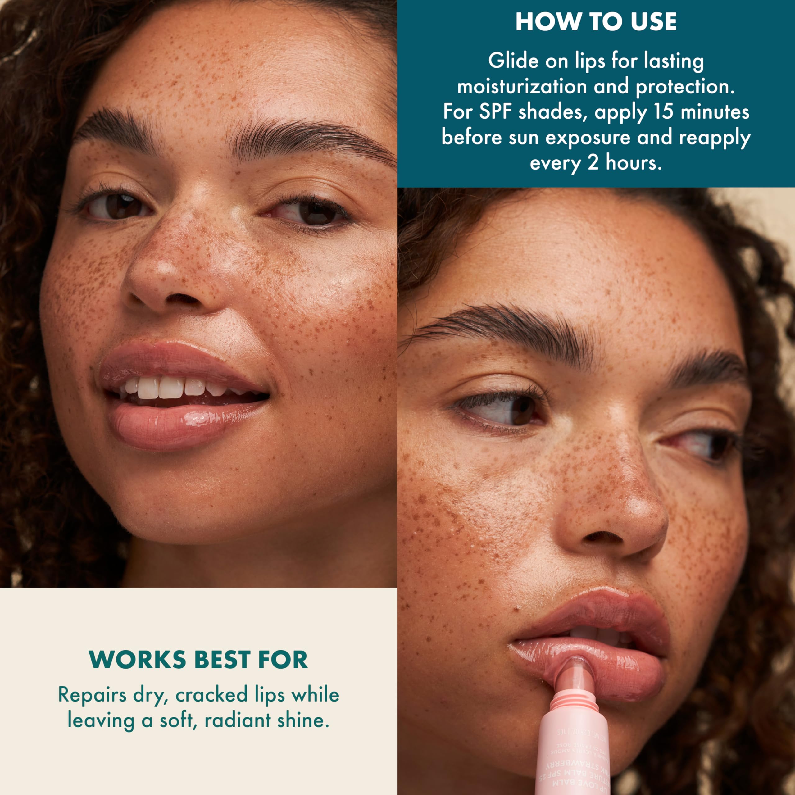Kopari Lip Love vitamin E nourishes lip care