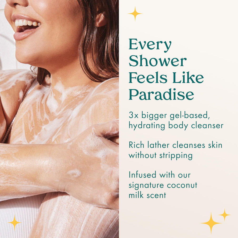 Kopari organic coconut water pours to emphasize hydrating formula