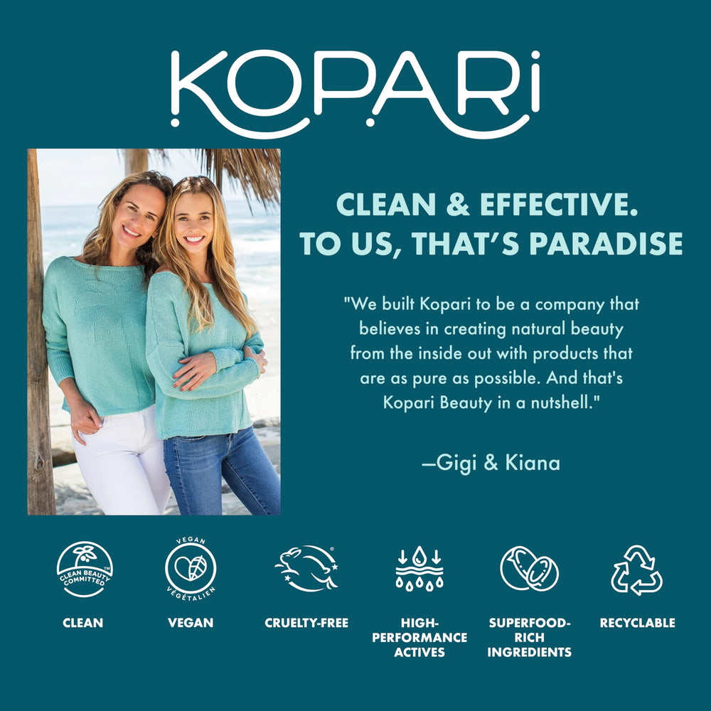 Kopari Pure Protect SPF 50+ mineral stick provides mineral protection with a clear finish.