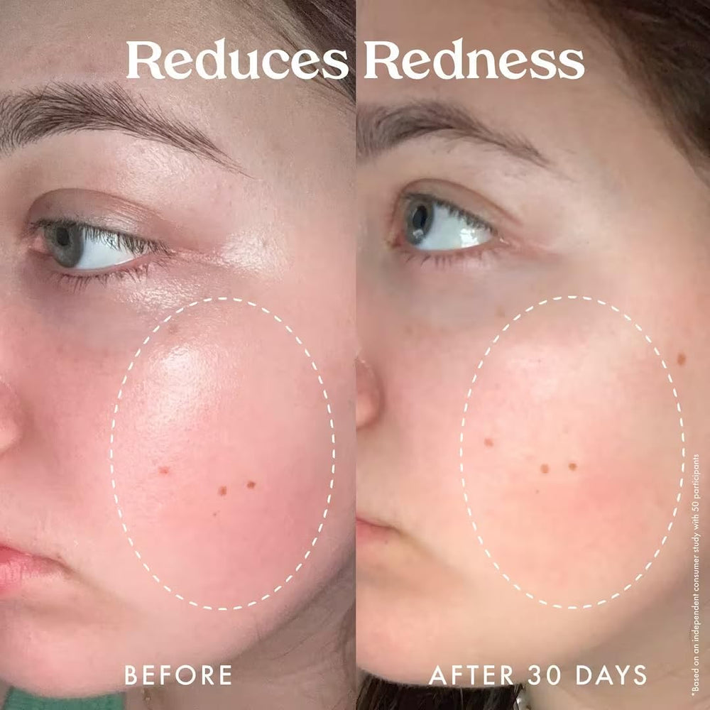 Kopari Star Bright application on face with smooth, non-greasy finish.