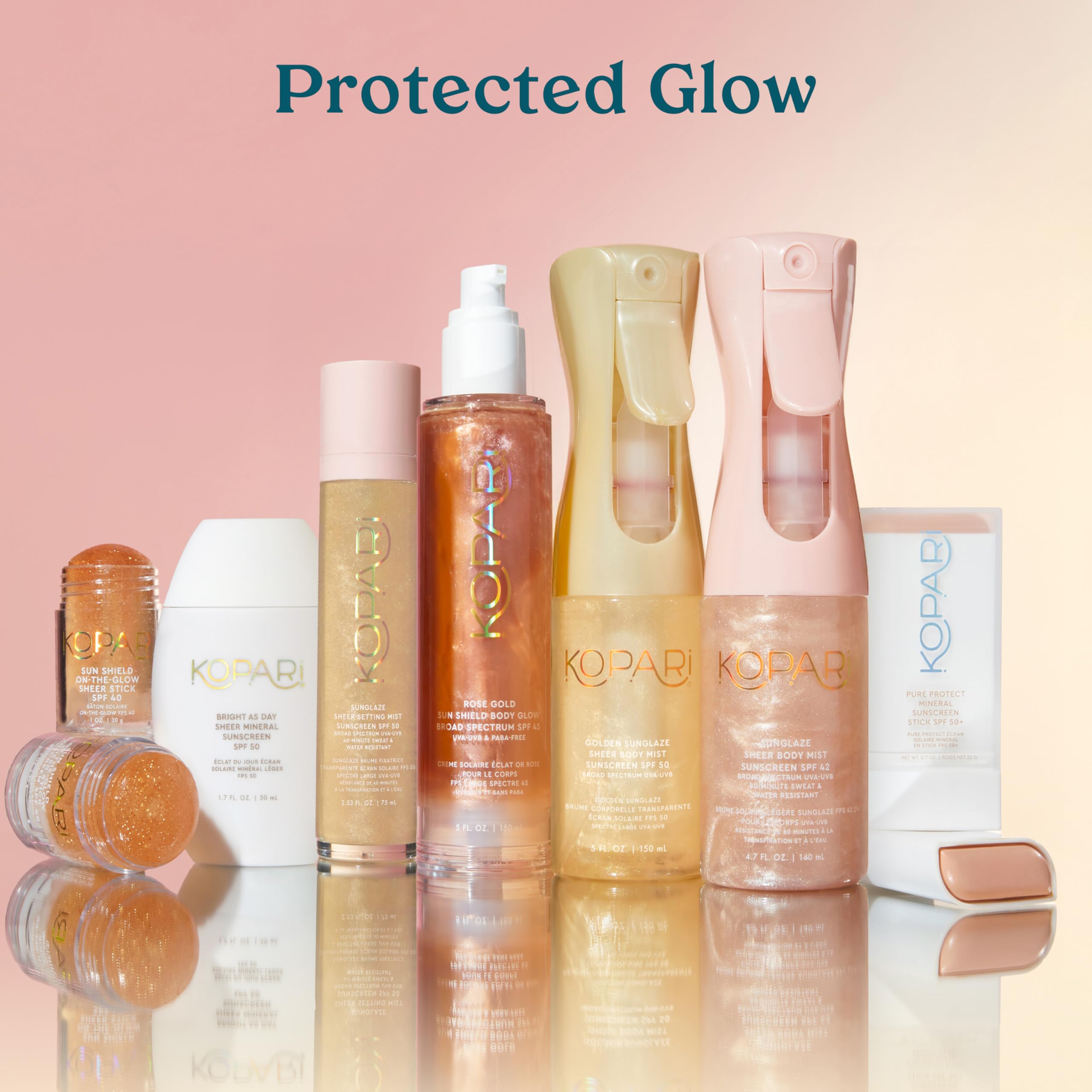 Kopari Sun Shield Body Glow quick absorption without sticky residue