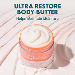 Kopari Ultra Restore Butter with quick absorption for dry skin after shower
