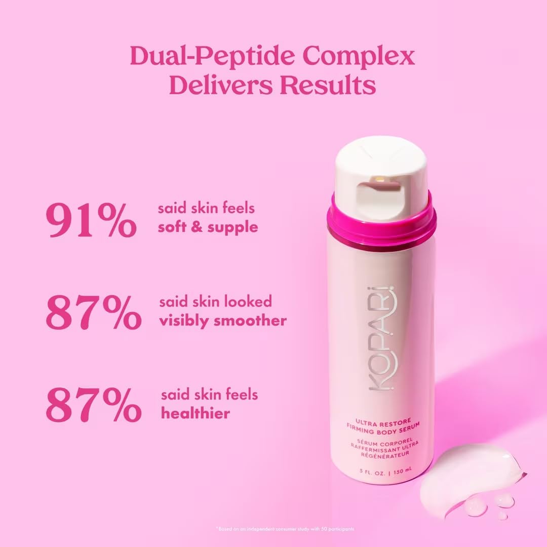 Kopari Ultra Restore Serum texture-smooth close-up captures silky, comfortable glide.