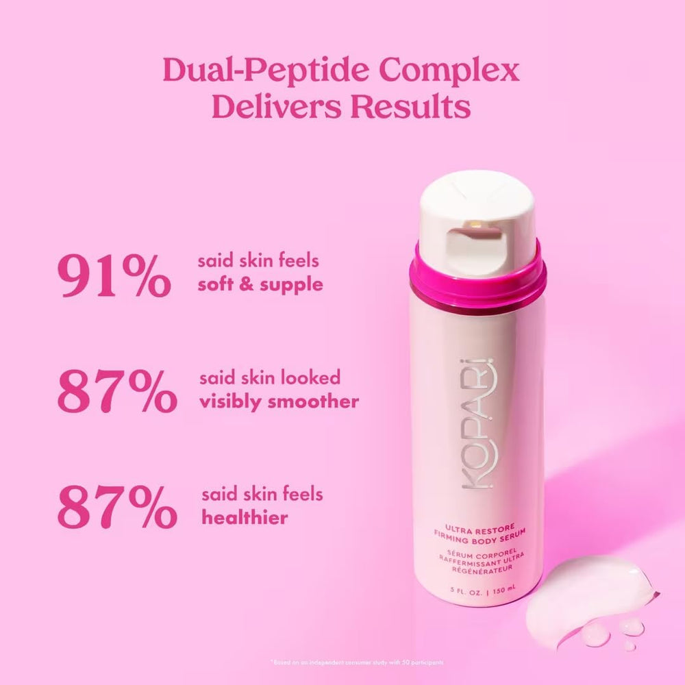 Kopari Ultra Restore Serum texture-smooth close-up captures silky, comfortable glide.