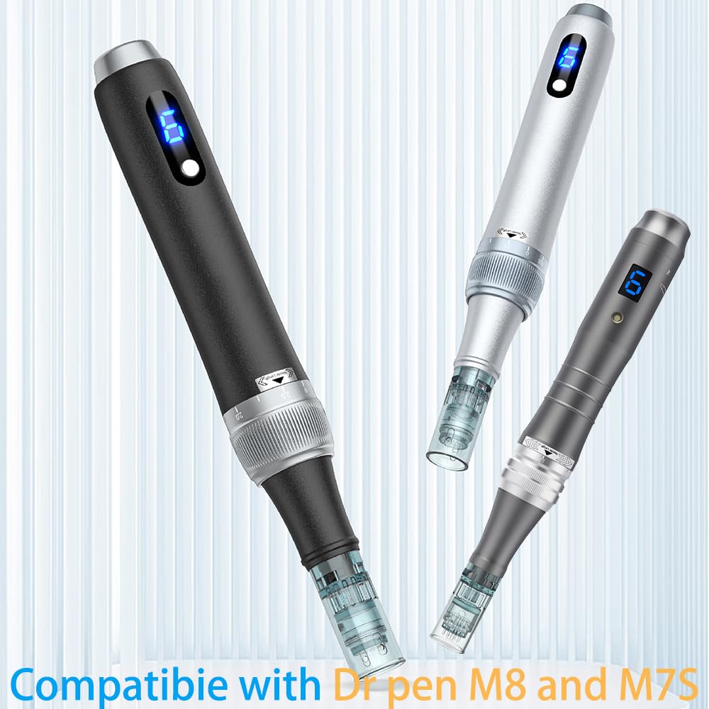 Kopcesw 20-pack microneedling cartridges, easy to replace for at-home treatments.