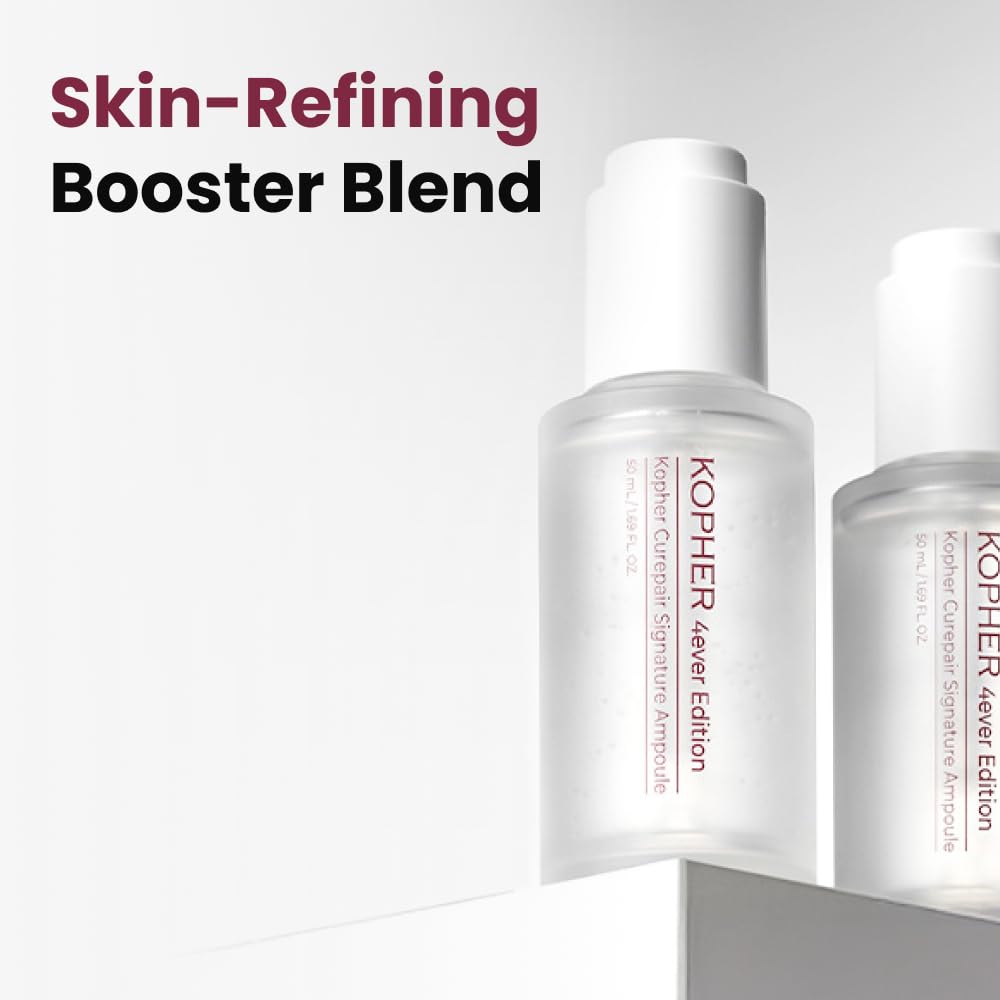 Kopher 4Ever clinic collaboration graphic emphasizing expert skincare