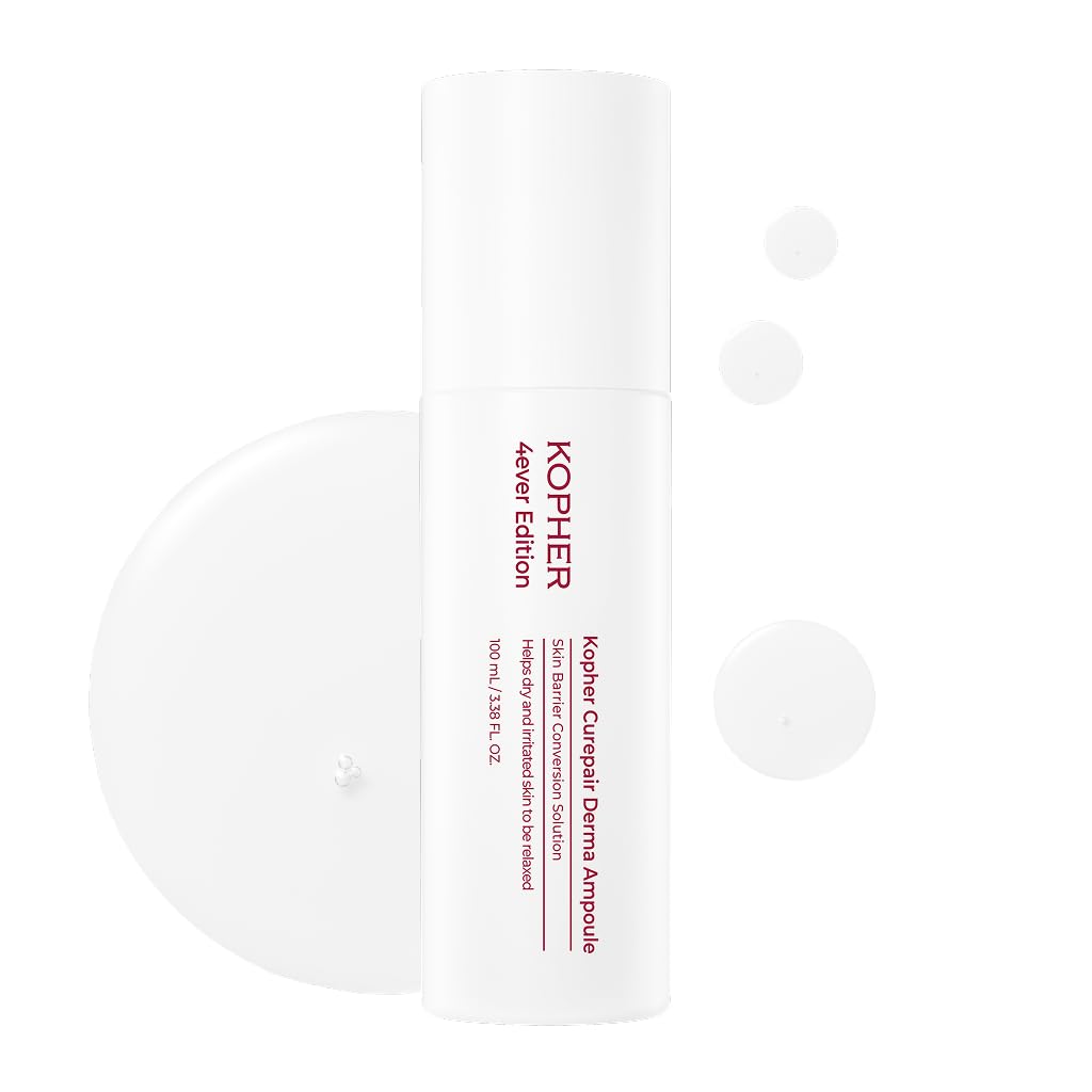Kopher Curepair Derma Ampoule Mist bottle: premium packaging for sensitive skin refresh.