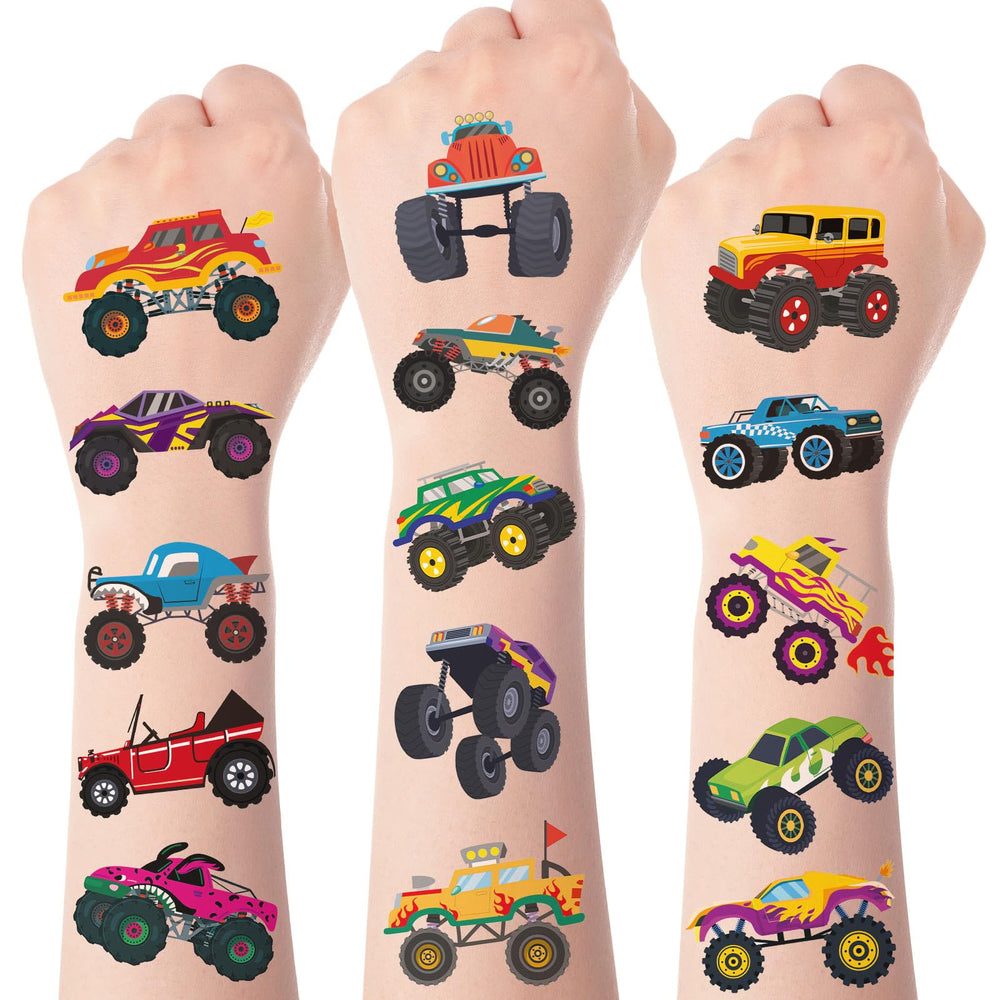 Kopokita Monster Truck Tattoo pattern 03 is durable for water play.
