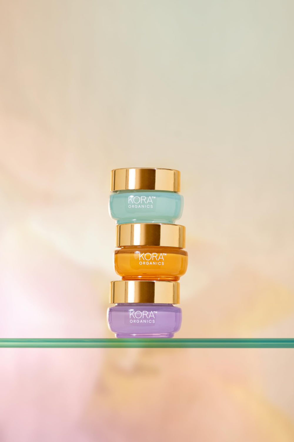 Back of tube showing ingredients for KORA Organics Turmeric Glow moisturizer.