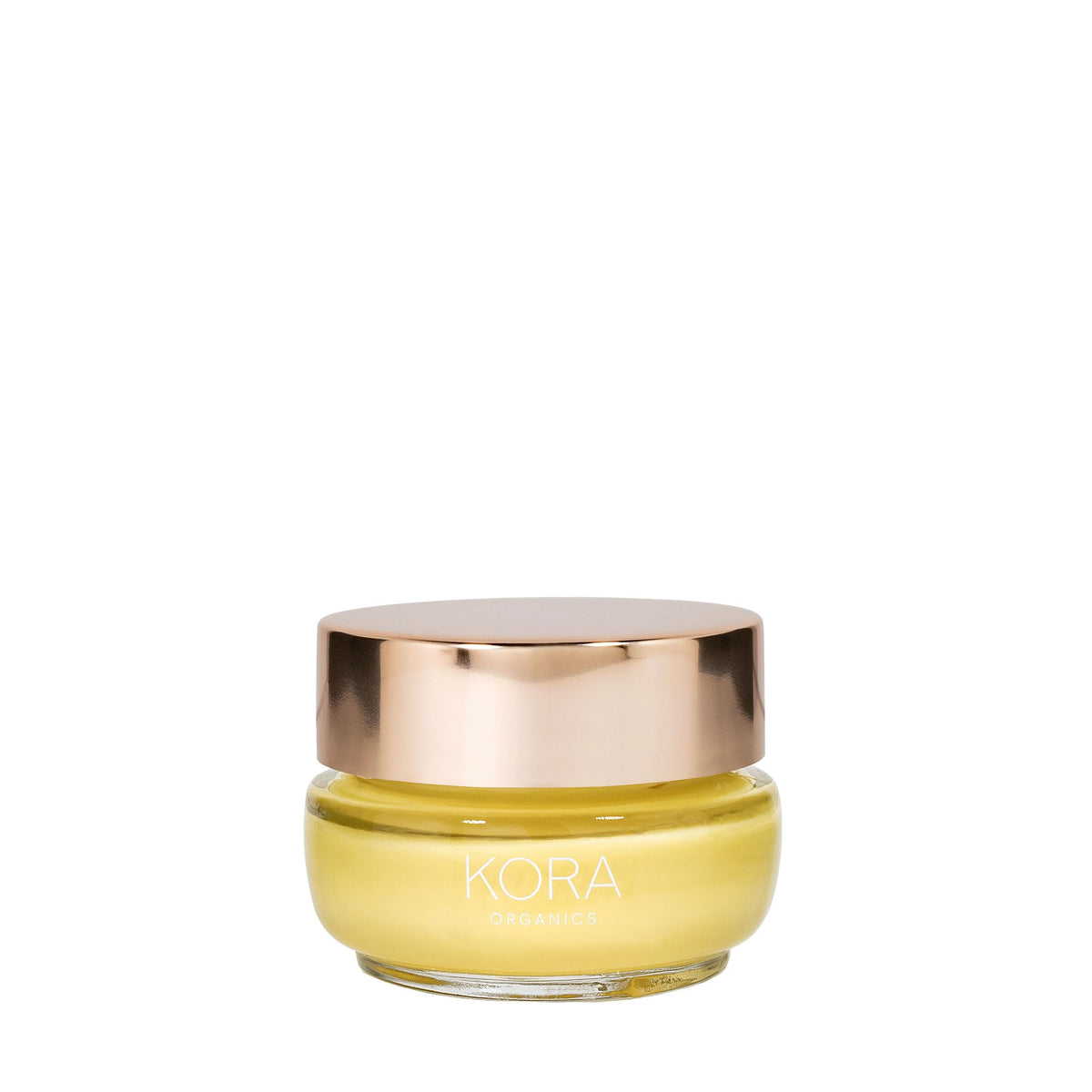 KORA Organics Turmeric Glow travel-size bottle ready for on-the-go hydration.