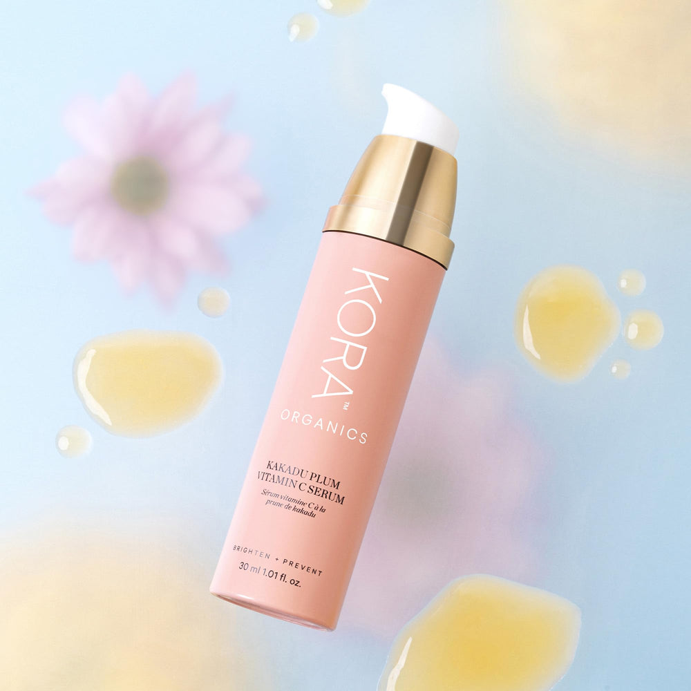 KORA Organics packaging displays Certified Organic and Cruelty-Free seals