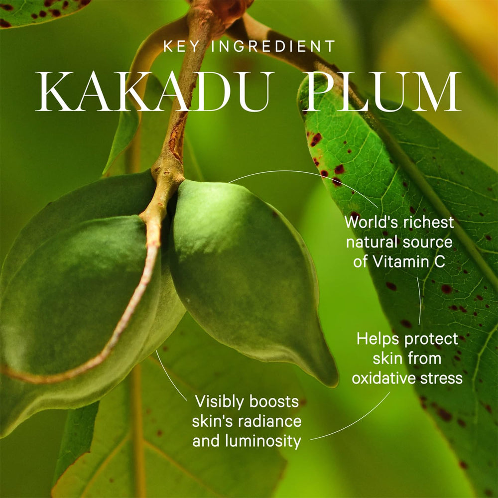 KORA Organics Kakadu Plum serum in morning routine with toner and moisturizer