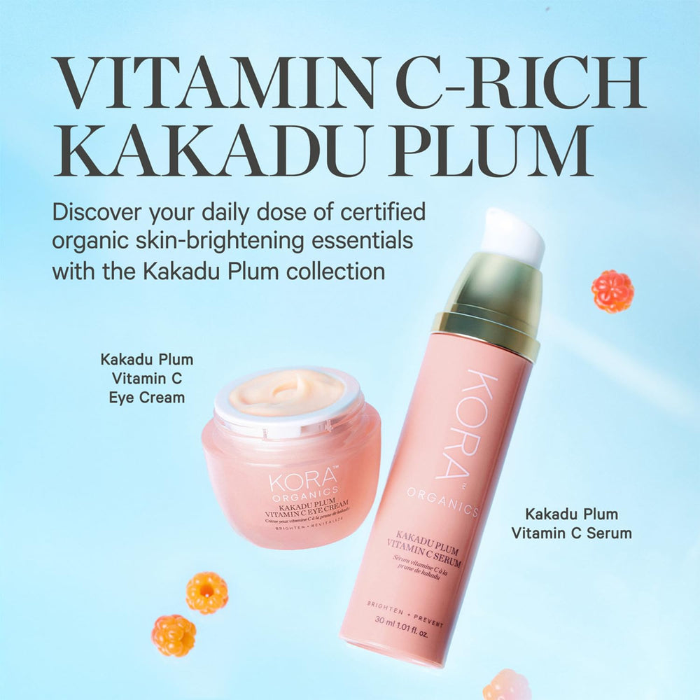 KORA Organics Kakadu Plum serum texture on skin demonstrating quick absorption