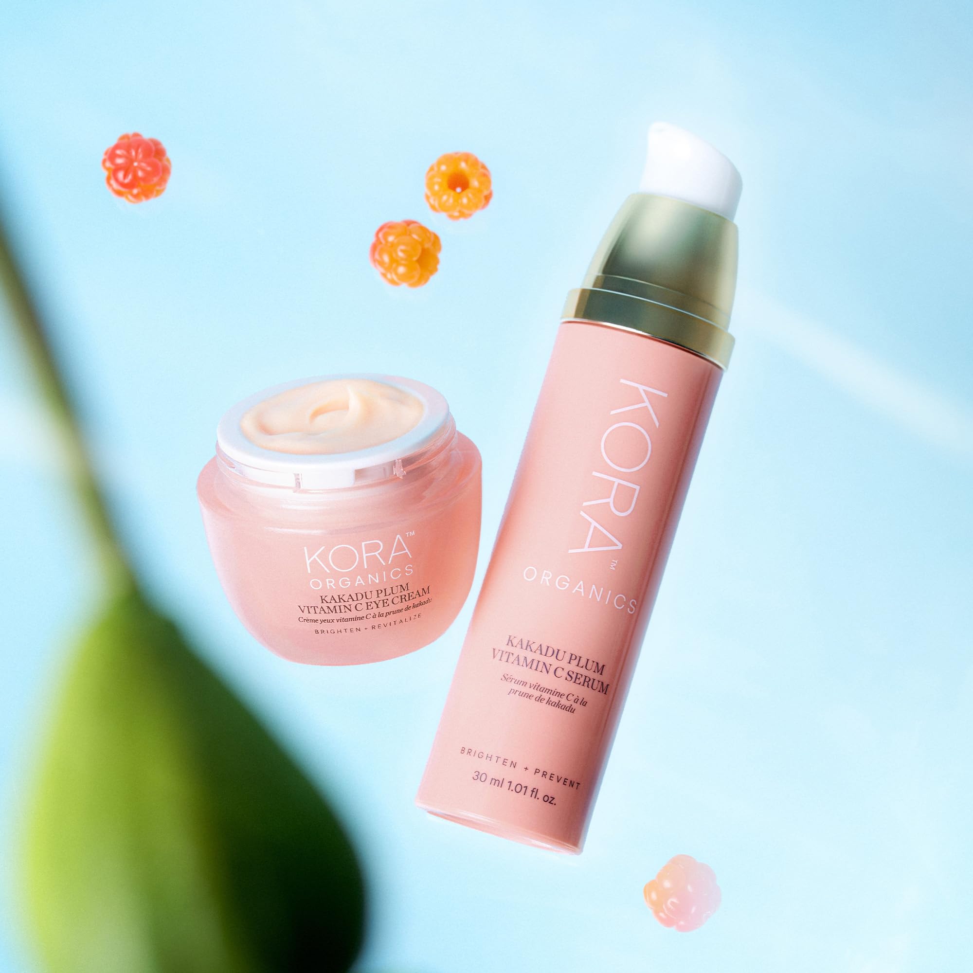KORA Organics Kakadu Plum Vitamin C Eye Cream quinoa peptides in formula