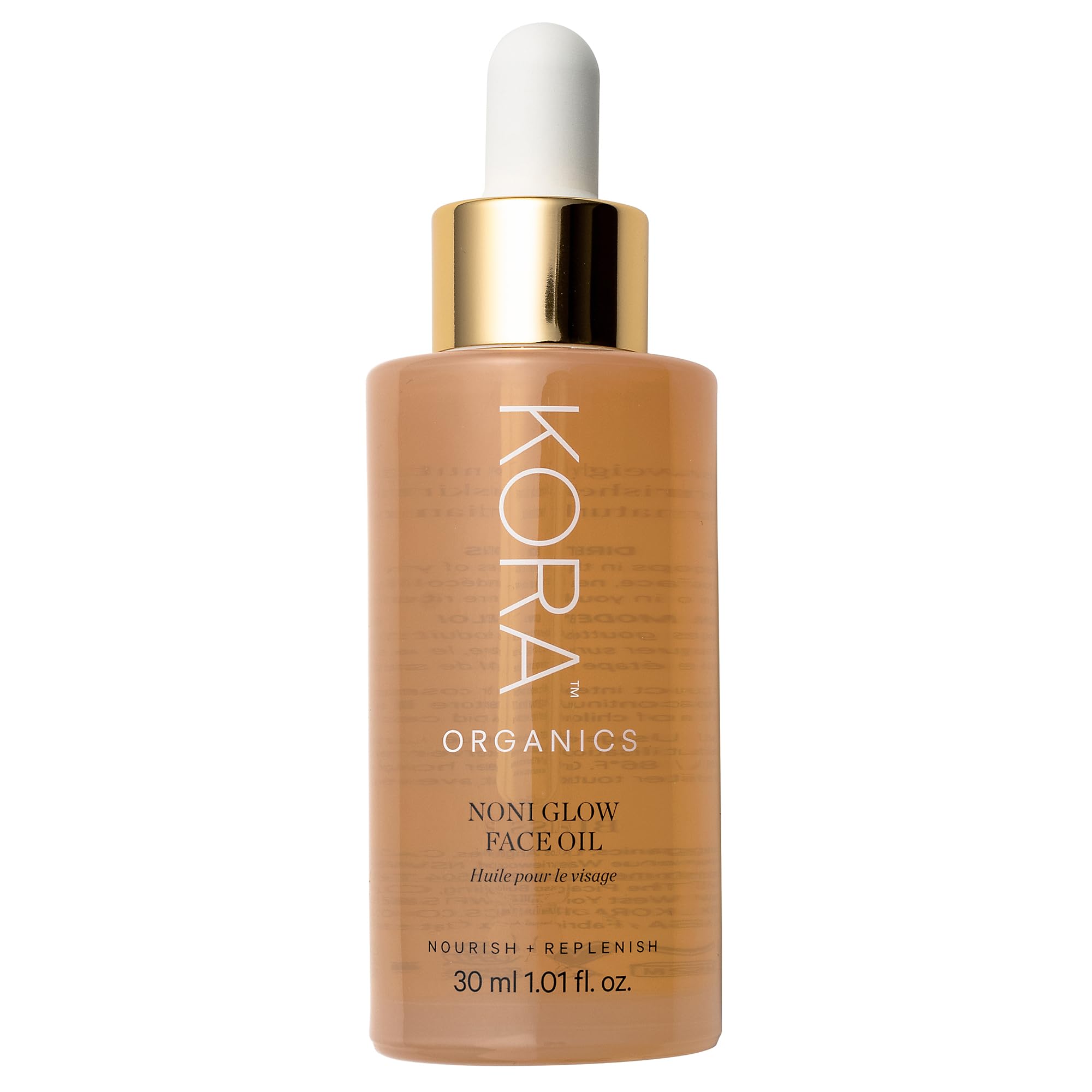 KORA Organics Noni Glow bottle pour for hydrating radiance