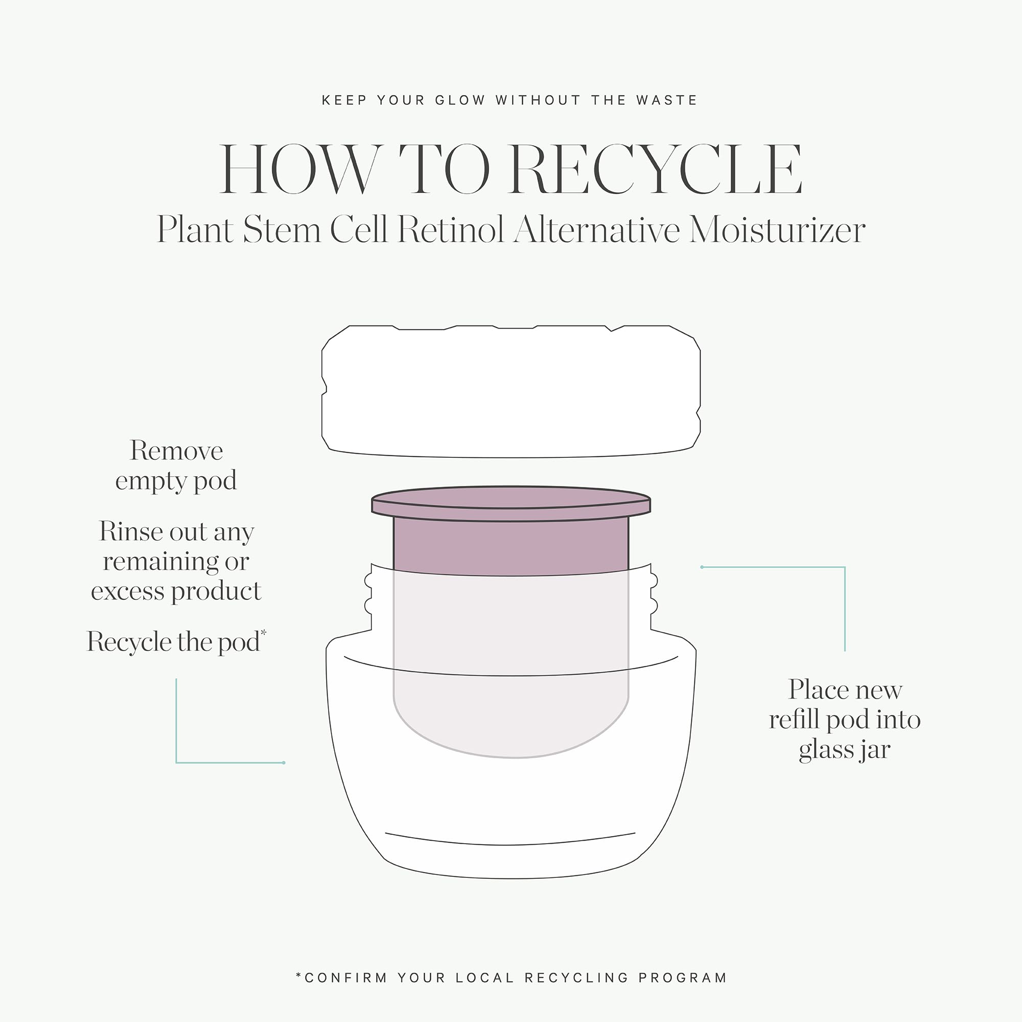 Morning and evening routine with KORA Organics Plant Stem Cell Retinol Alternative Moisturizer.