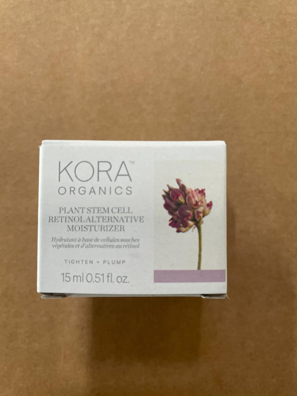 KORA Organics texture closeup showing smooth cream.