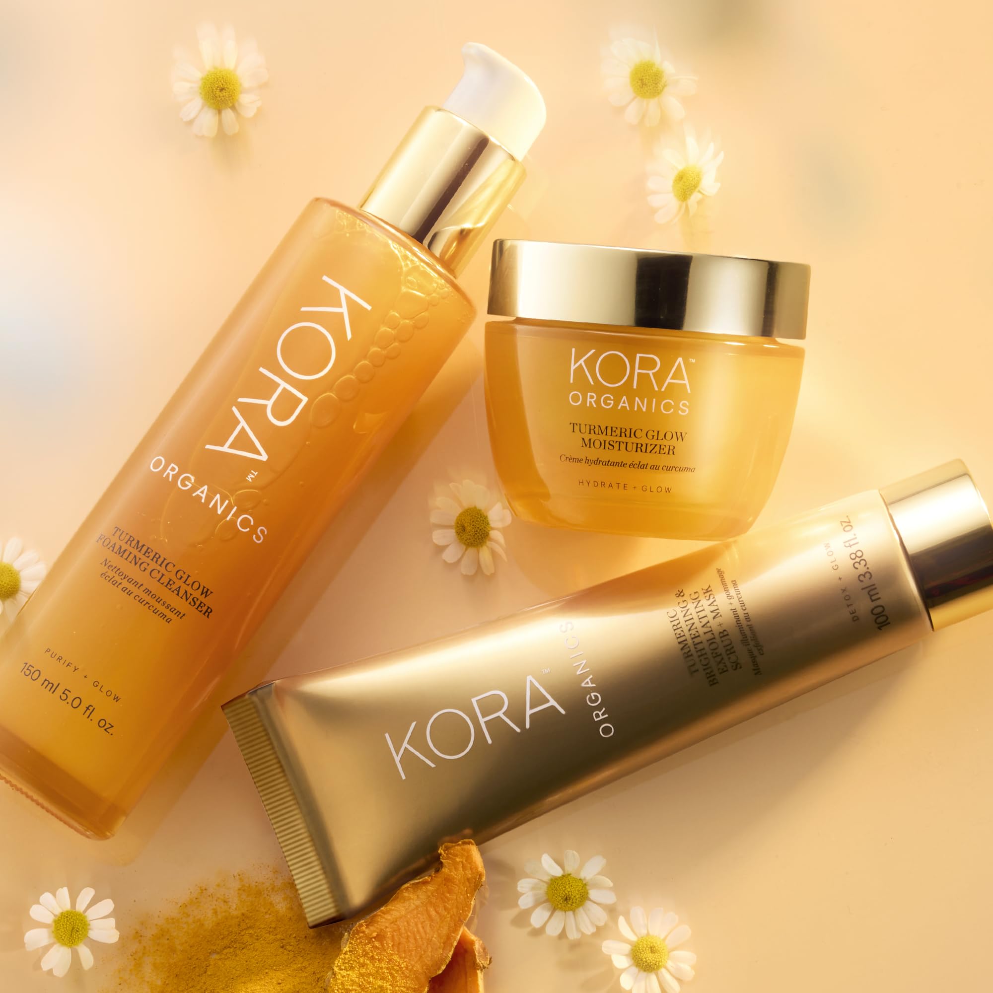 KORA Organics refill pod packaging reducing waste in routine.