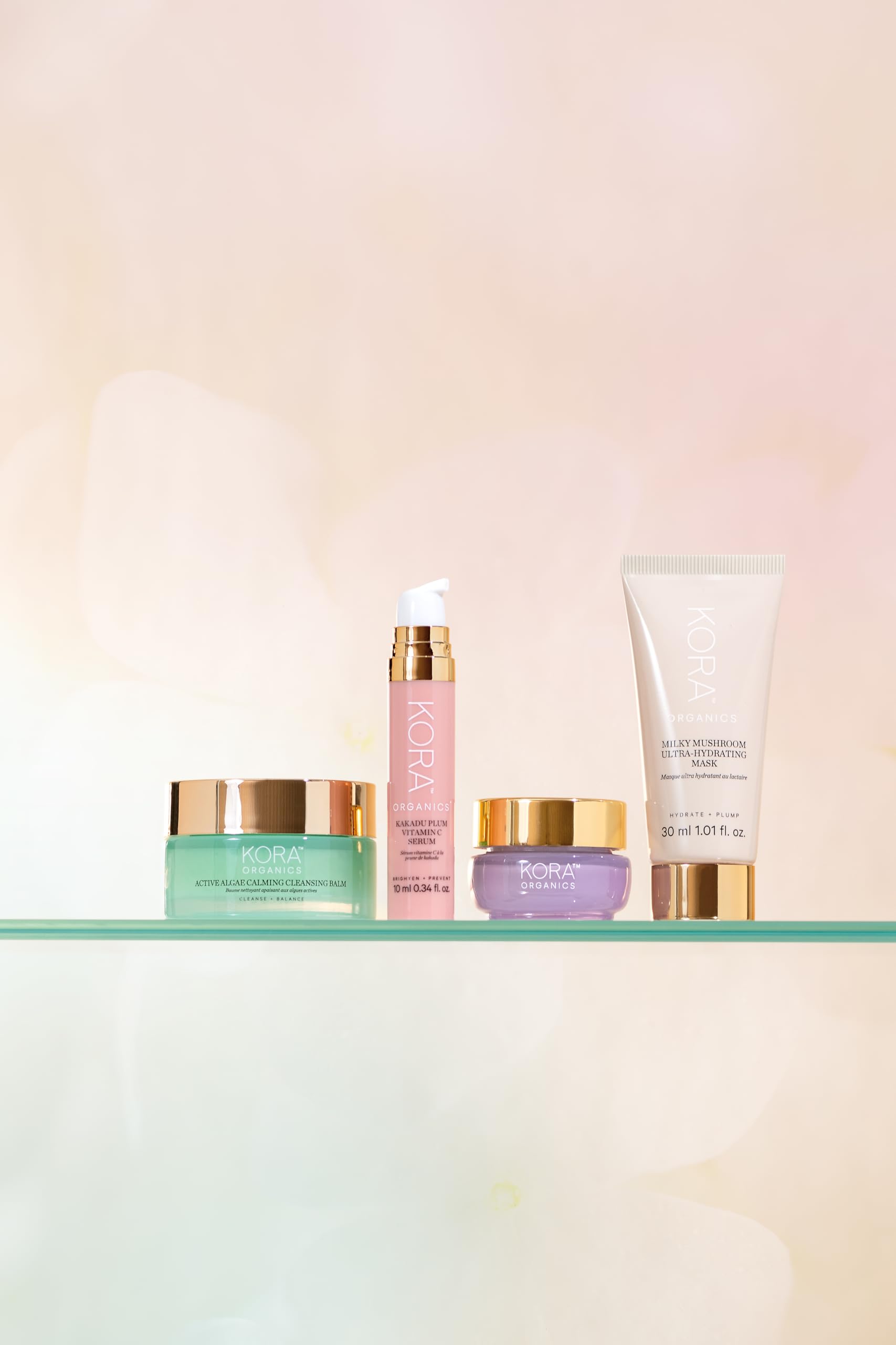 KORA Organics serum dropper dispensing even amount for smooth application