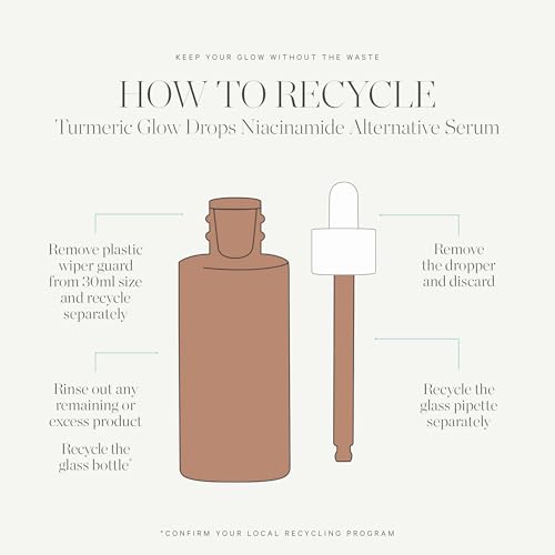 KORA Organics Turmeric Glow Drops ritual shot suggests refreshing peppermint and citrus aroma.