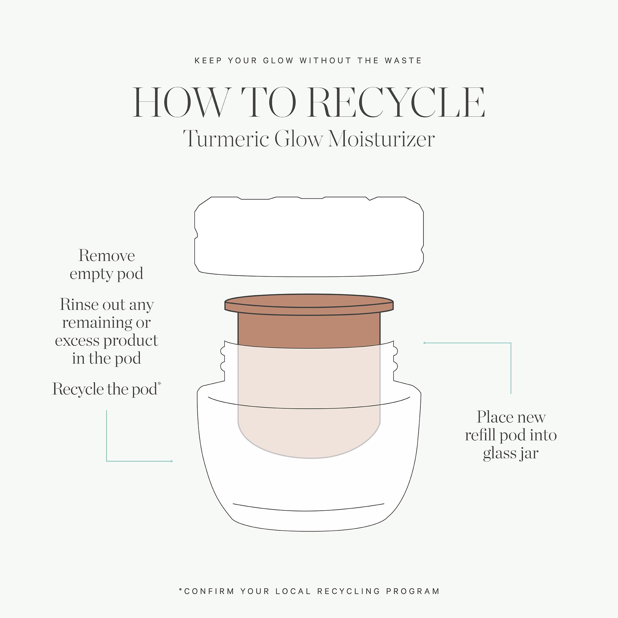 KORA Organics Turmeric Glow cream texture on skin, smooths complexion with lightweight hydration.