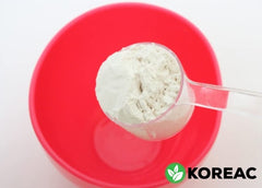KOREAC Anskin mask dispense scene illustrates effortless pouring and even spread.
