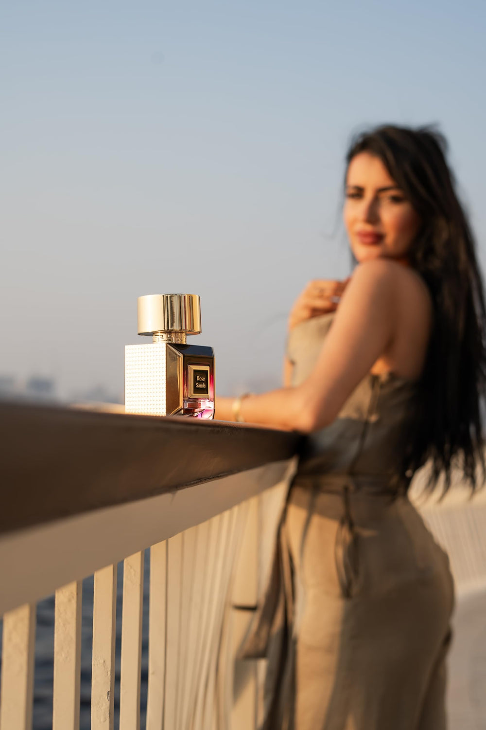 KORBAJ PARFUMS Rose Sands desert mood evokes roses and amber sophistication