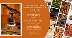 KORBAJ PARFUMS Toxic Desire spray action showing easy application